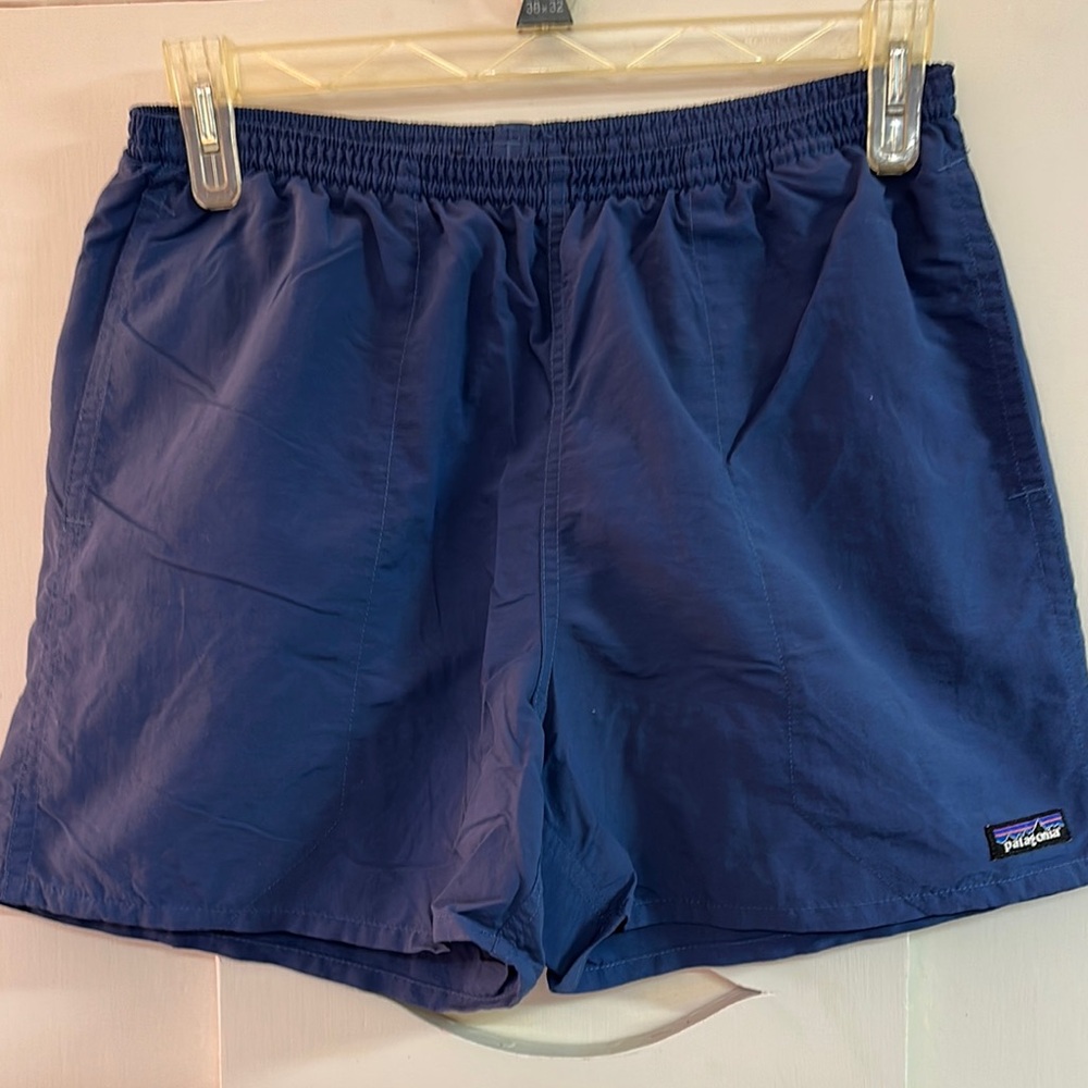 Patagonia Blue Athletic Shorts Lightweight Quick-Dry
